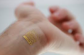 Skin Patch made using Printed Electronics for measuring body temperature - Linepro controls Pvt ltd
