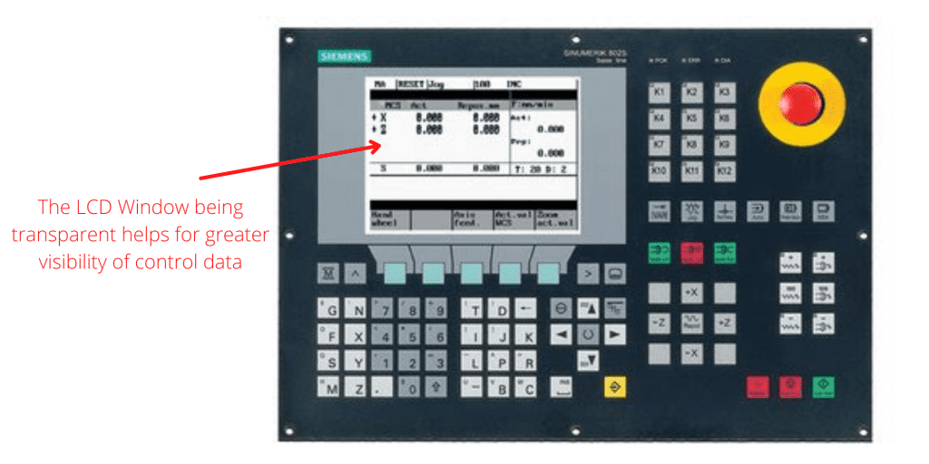 CNC service keypads , graphic overlay, Linepro Controls Pvt Ltd