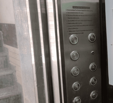 Elevator COP Cabin Operating Panel with customized metal keypad