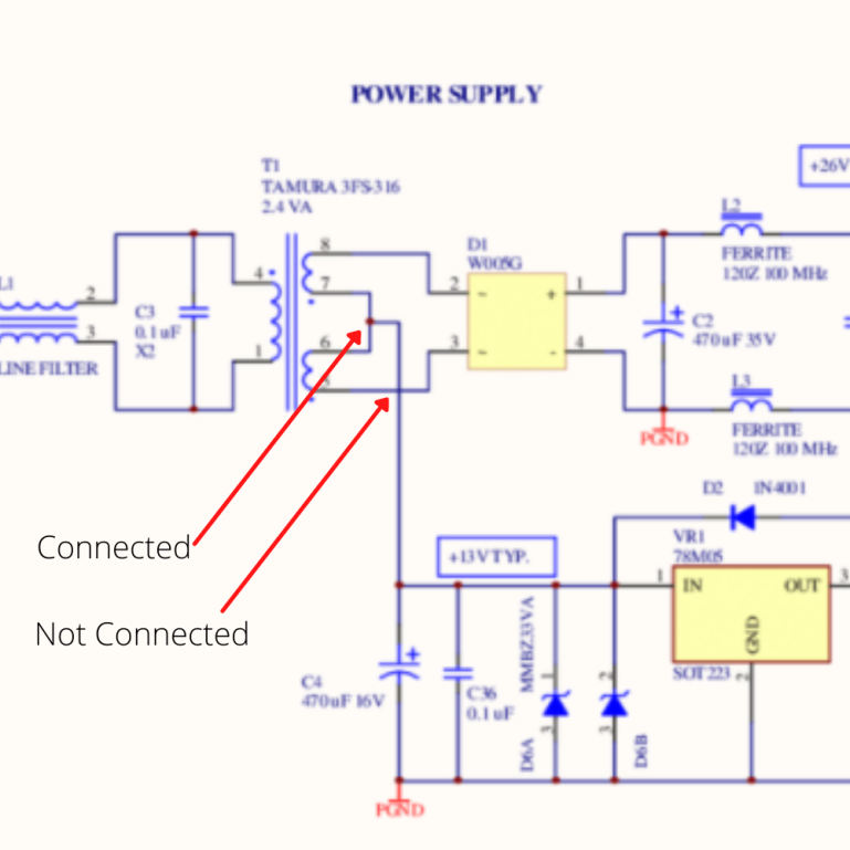 Wire connection in PCB - Linepro