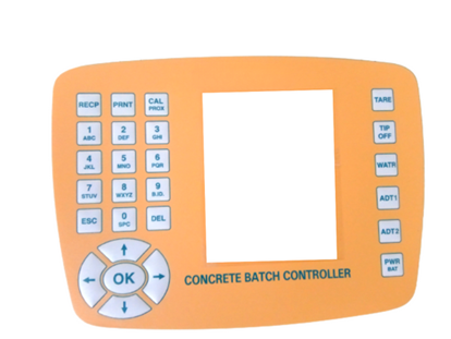 Tactile feedback membrane keypad for an electronic controller