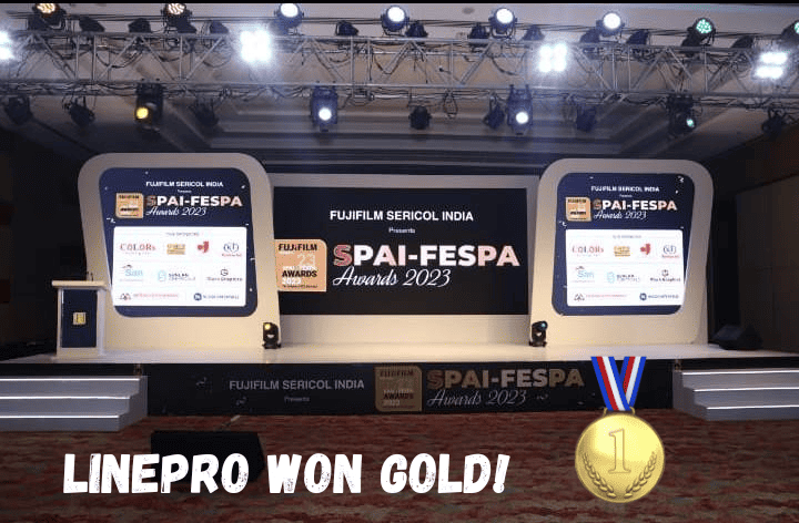 fujifilm spai- fespa awards 2023 winner Linepro Controls Pvt Ltd