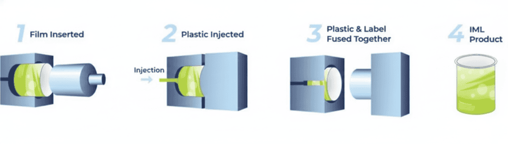 Injection molding decoration