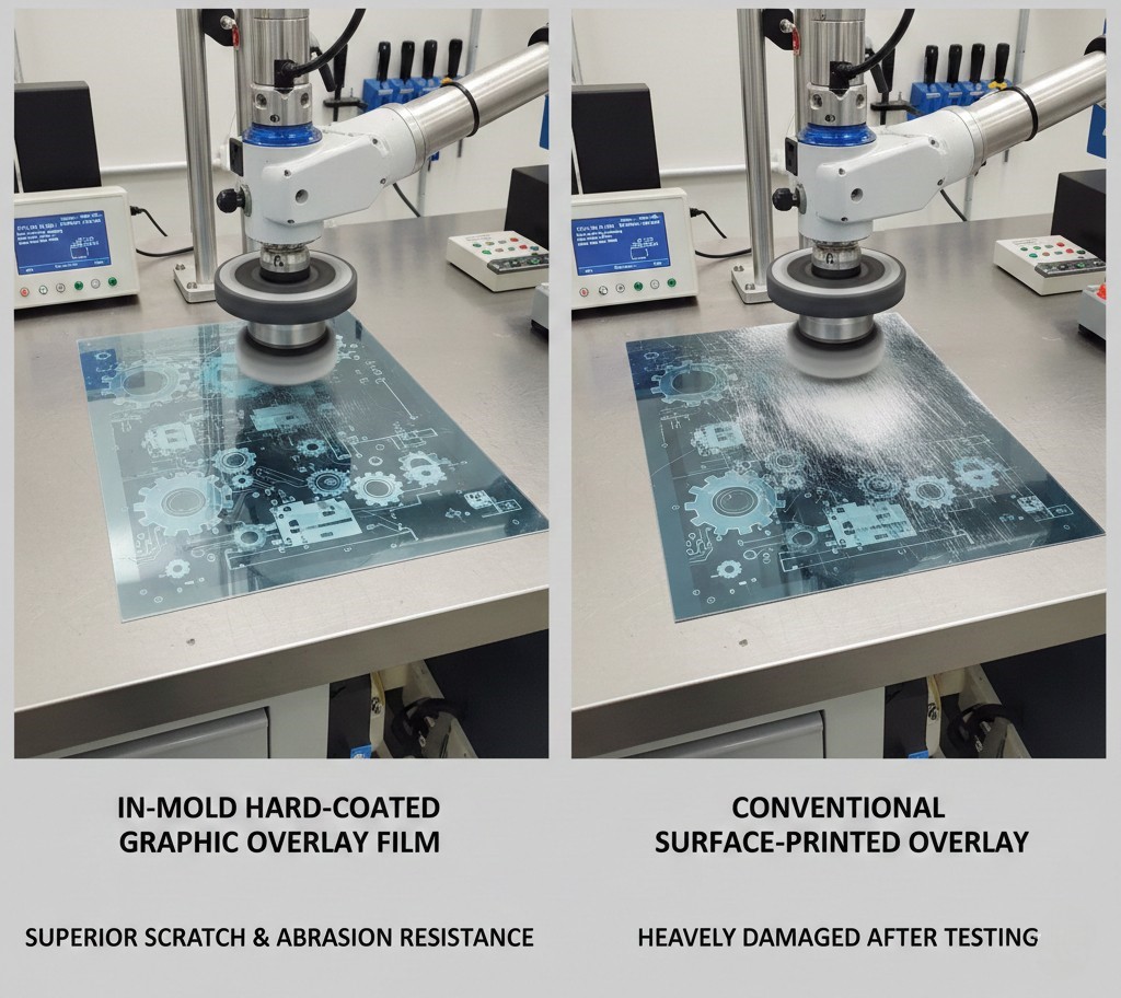 Graphic overlay film